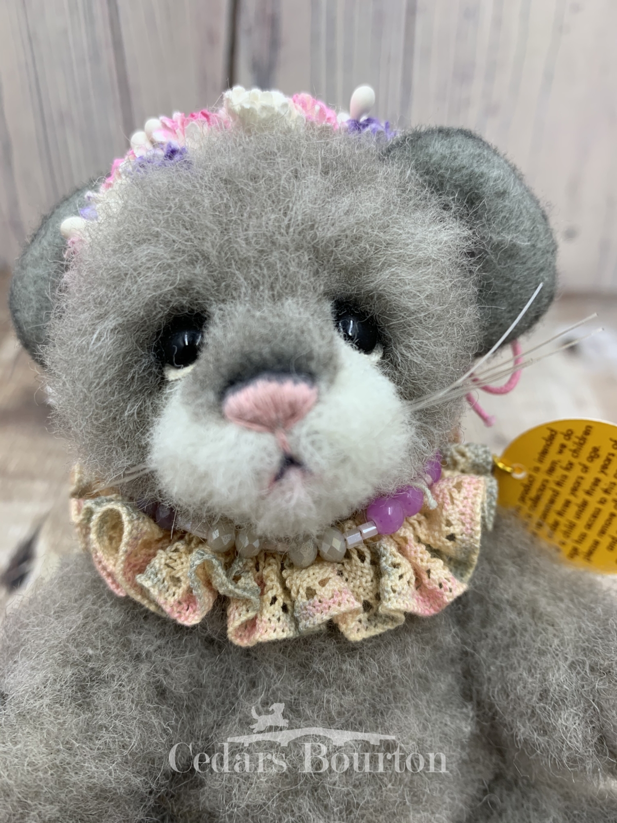 Charlie Bears Pearl Grey MINIMO Mouse Wool 14cm Limited Edition MM206066A for sale online 